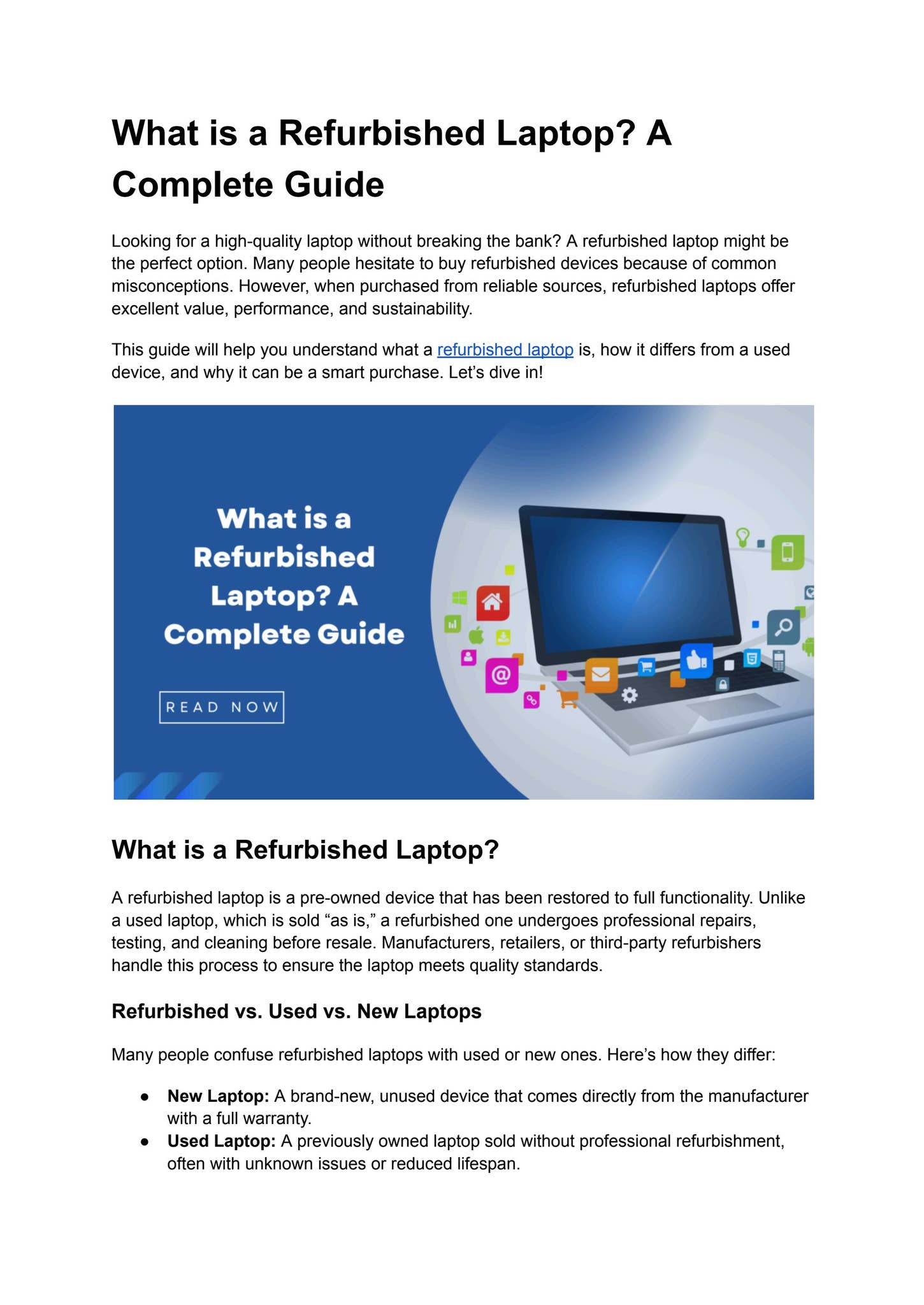 Refurbished Computer Test Report What is a Refurbished Laptop by Accurate IT Solutions - Issuu