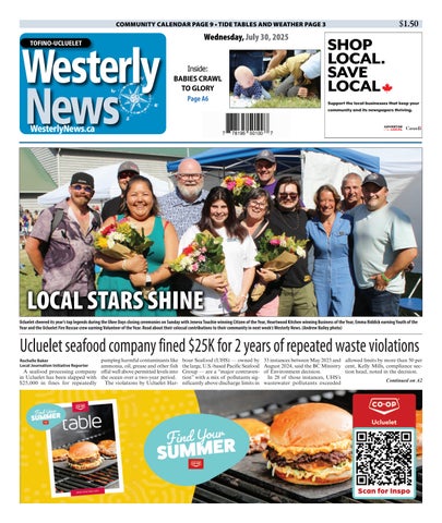 Tofino-Ucluelet Westerly News, July 30, 2025
