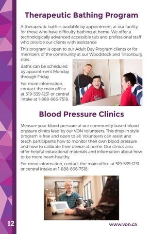 VON Oxford Community Health 指南 第 12 页