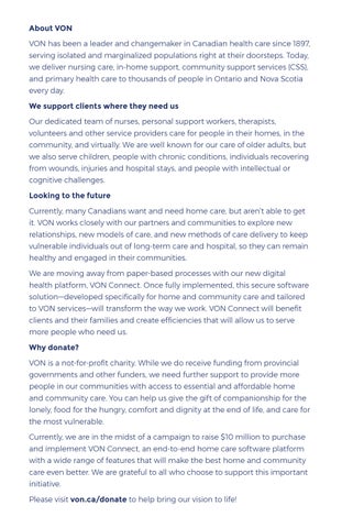 VON Oxford Community Health 指南 第 6 页