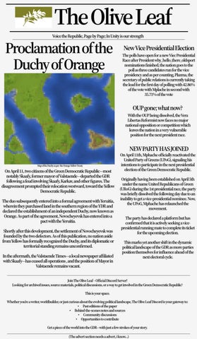 THE OLIVE LEAF | 11TH APRIL