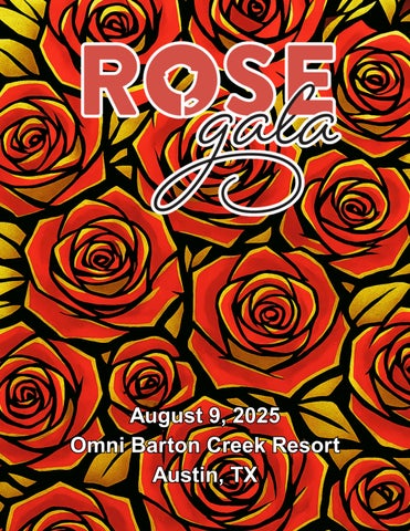 Rose Gala 2025 Program 