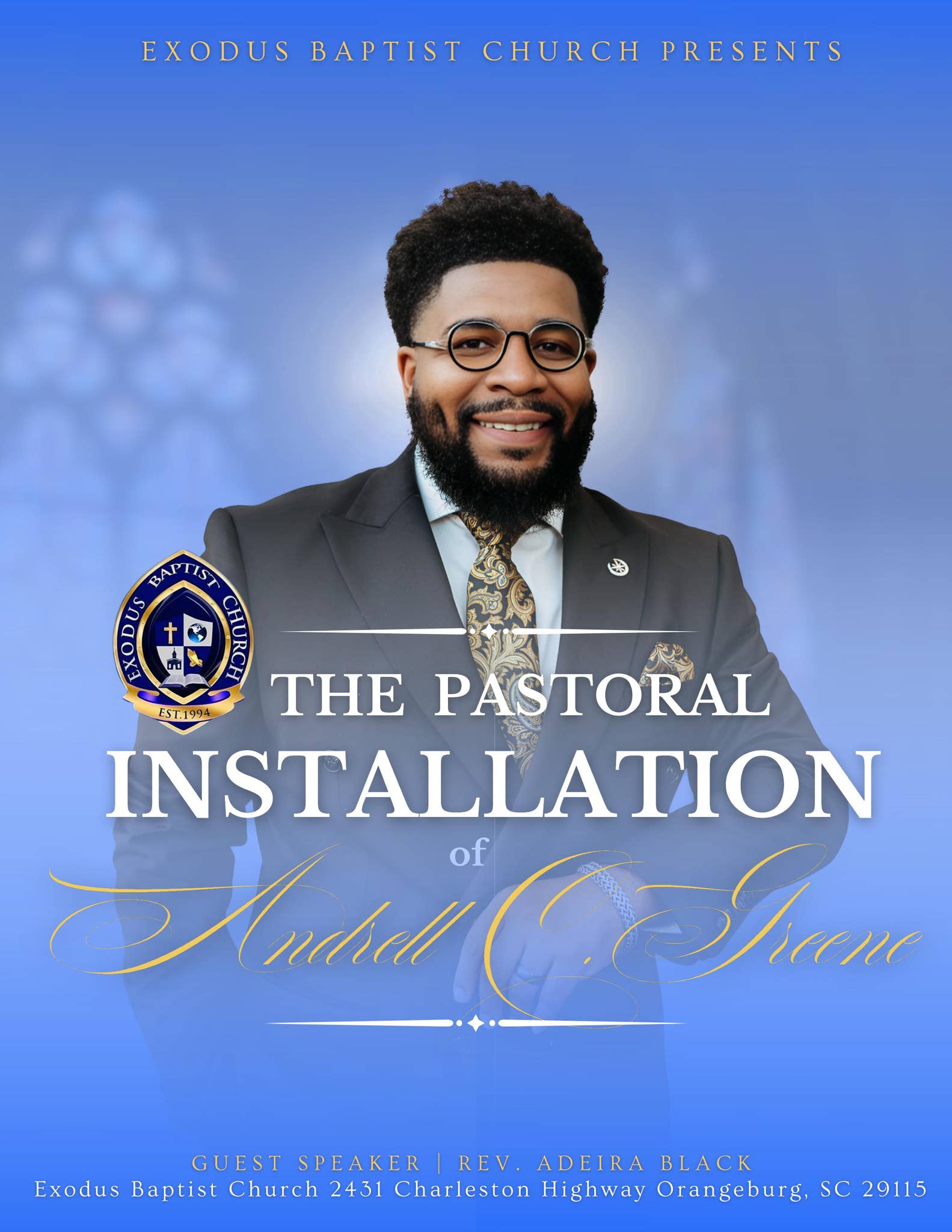 The Pastoral Installation of Andrell C. Greene by CF Studio - Issuu