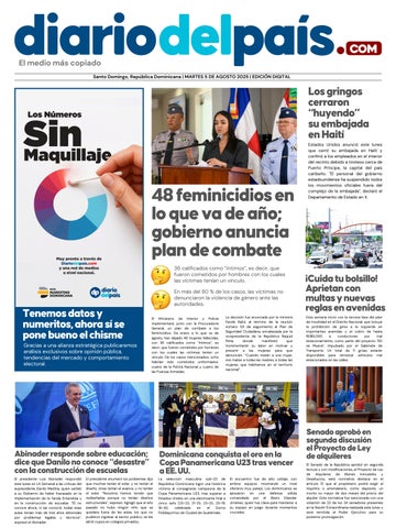 Primera Página Diario del País martes 5 de agosto