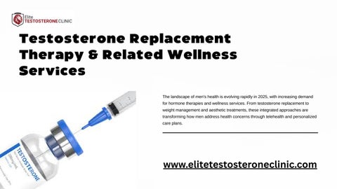 Testosterone Replacement Therapy & Related Wellness Services by Elite ...