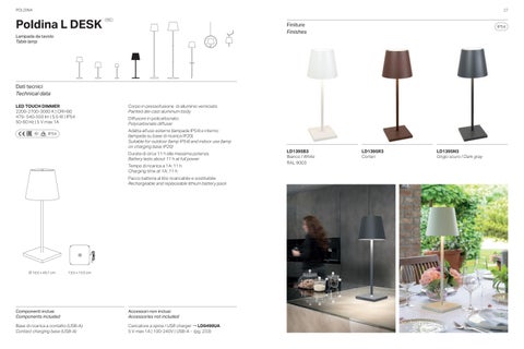 Davide Colona ZAFFERANO AKKU LEUCHTEN 灯饰目录 07-2025 第 15 页