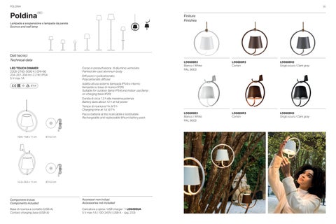 Davide Colona ZAFFERANO AKKU LEUCHTEN 灯饰目录 07-2025 第 19 页