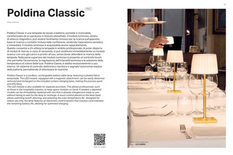 Davide Colona ZAFFERANO AKKU LEUCHTEN 灯饰目录 07-2025 第 20 页