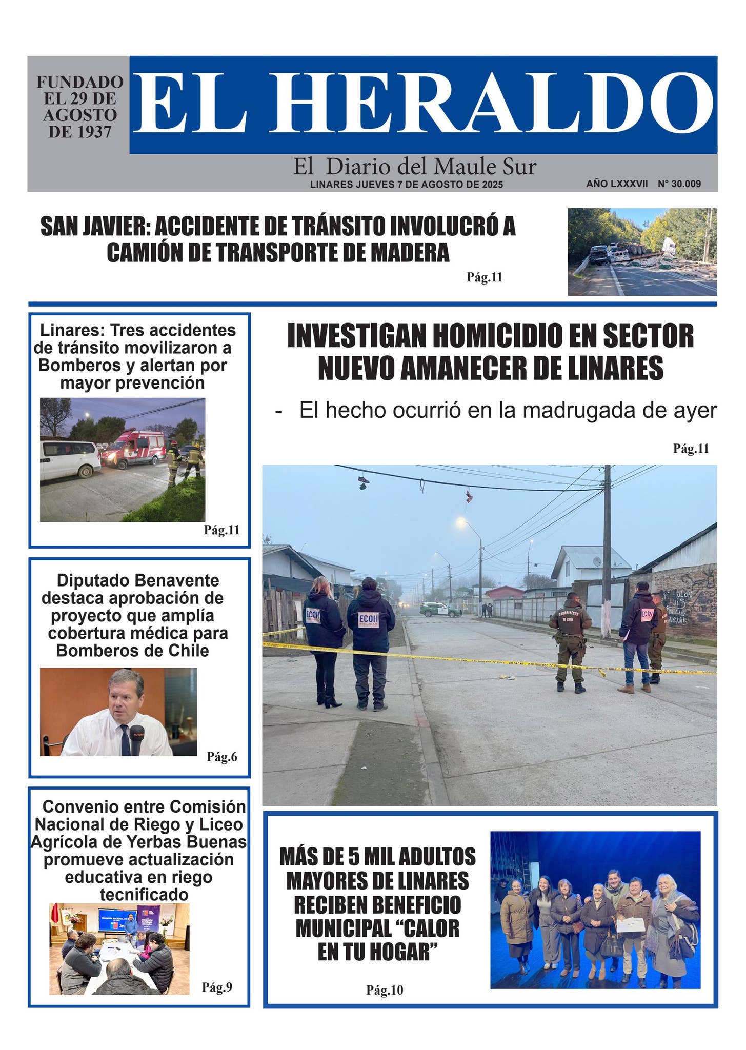 Jueves 07 de agosto 2025