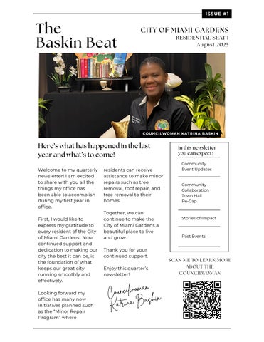 August 2025 Newsletter | Councilwoman Katrina Baskin, Seat 