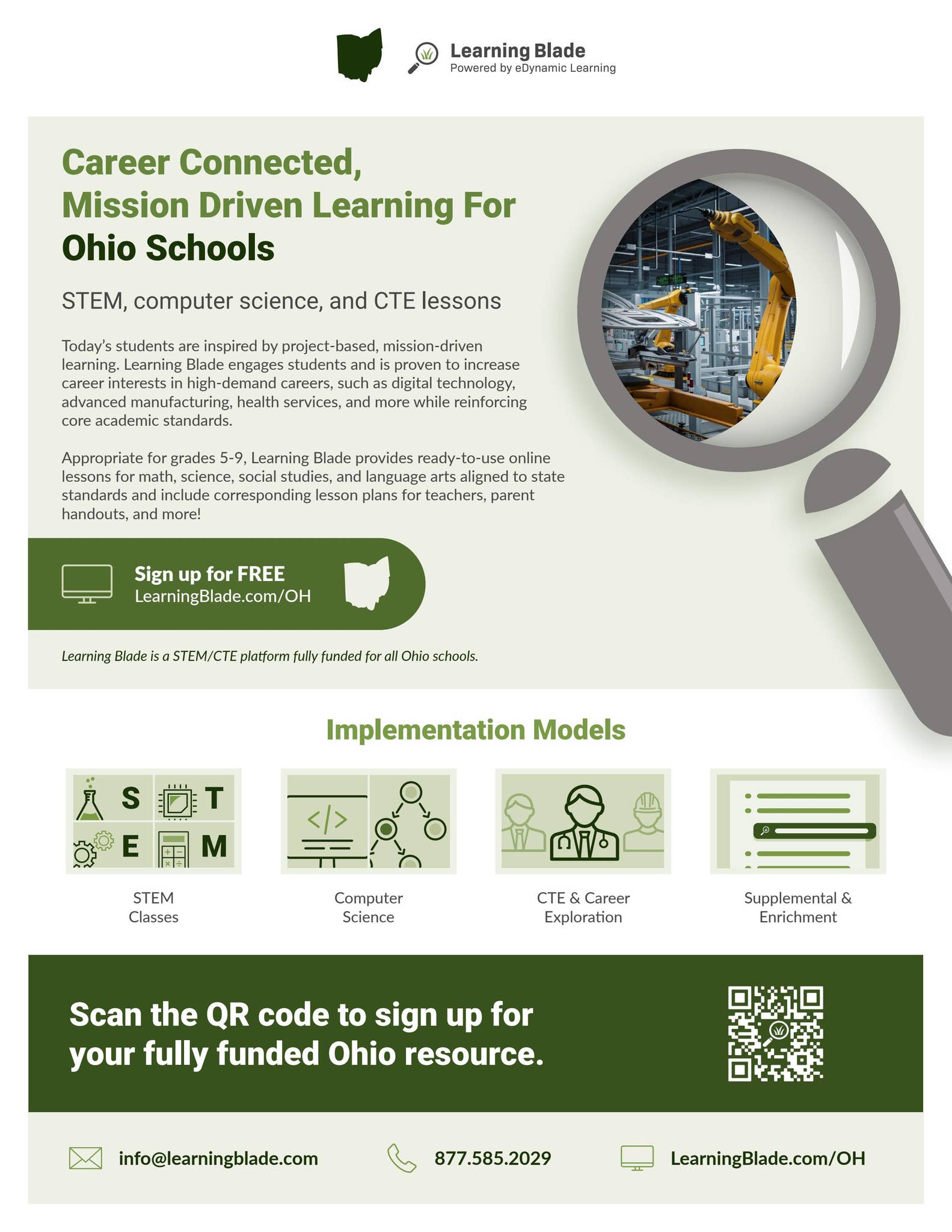 Learning Blade Ohio Overview Flyer by edynamiclearning - Issuu