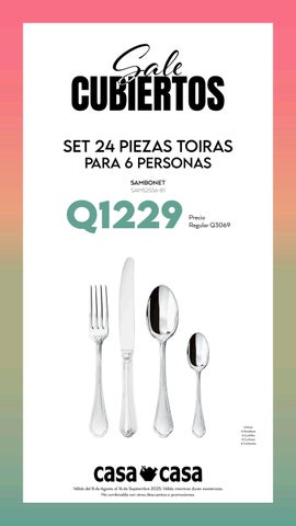 casacasagt 灯饰目录 Sale Cubiertos - 2025 第 19 页