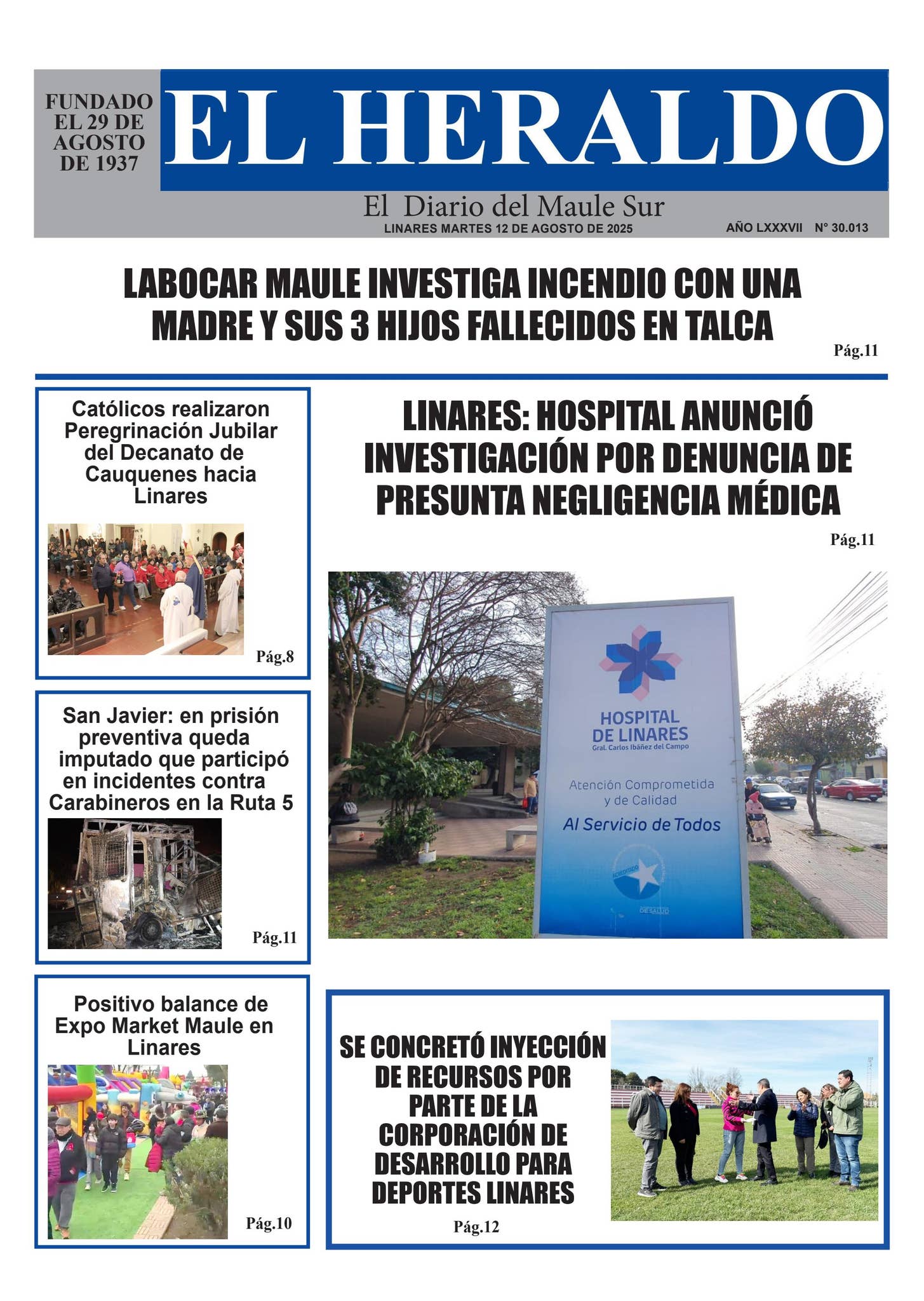 Martes 12 de agosto 2025