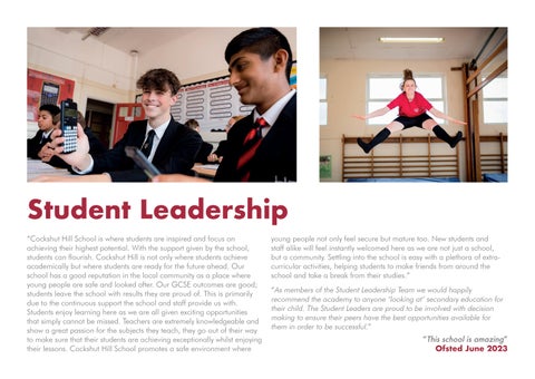 Cockshut Hill 教育 Prospectus 2025-26 第 11 页