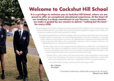 Cockshut Hill 教育 Prospectus 2025-26 第 5 页