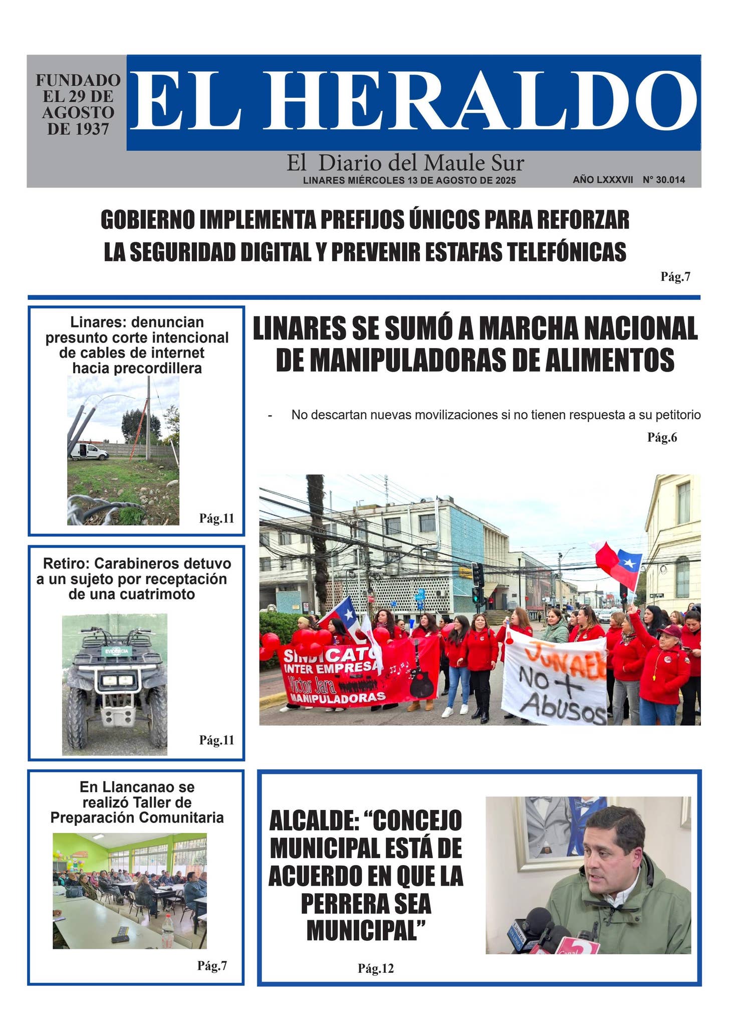 Miercoles 13 de agosto 2025