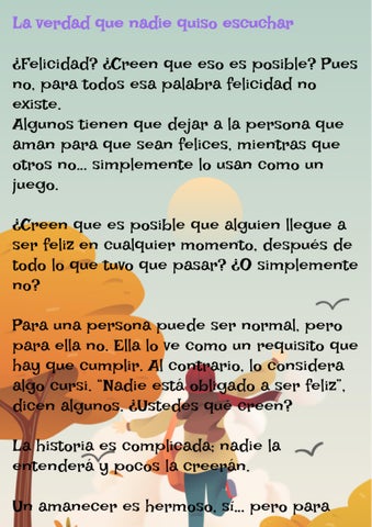 La verdad que nadie quiso escuchar