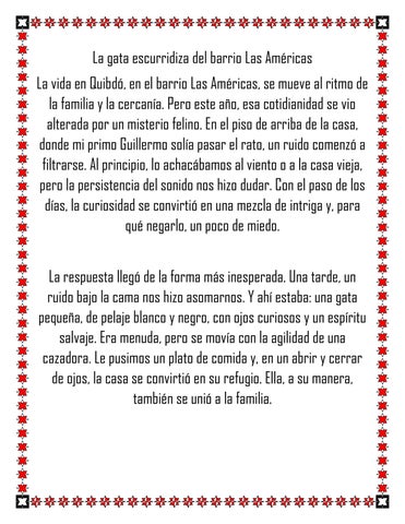 La gata escurridiza del barrio Las Américas