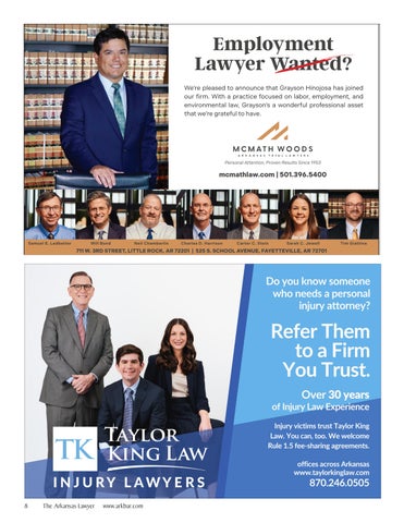 The Arkansas Lawyer 夏季 2025 第 10 页