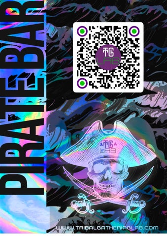 Pirate Bar Menu 2025