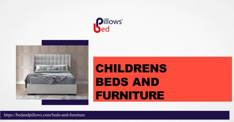 Childrens Bed and Furniture Collection with Bed and Pillows