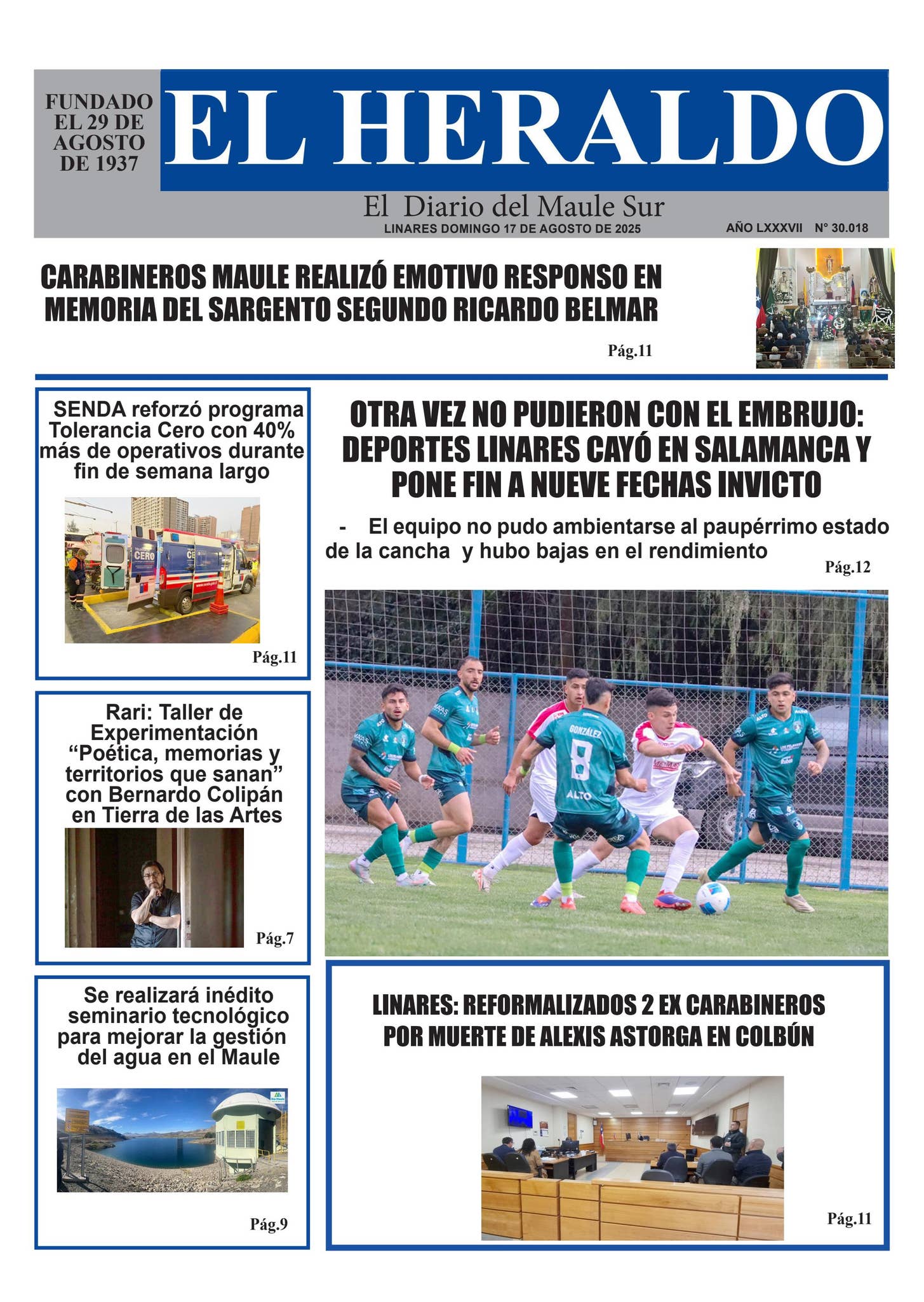 Domingo 17 de agosto 2025