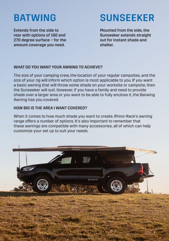 Rhino-Rack Awnings- 灯饰手册 2025-08 英文 SP 第 7 页