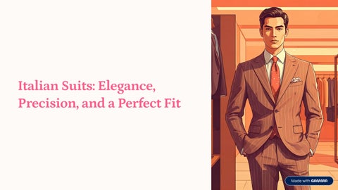 Italian Suits | Best Tailors for Suits | My Suit Tailor
