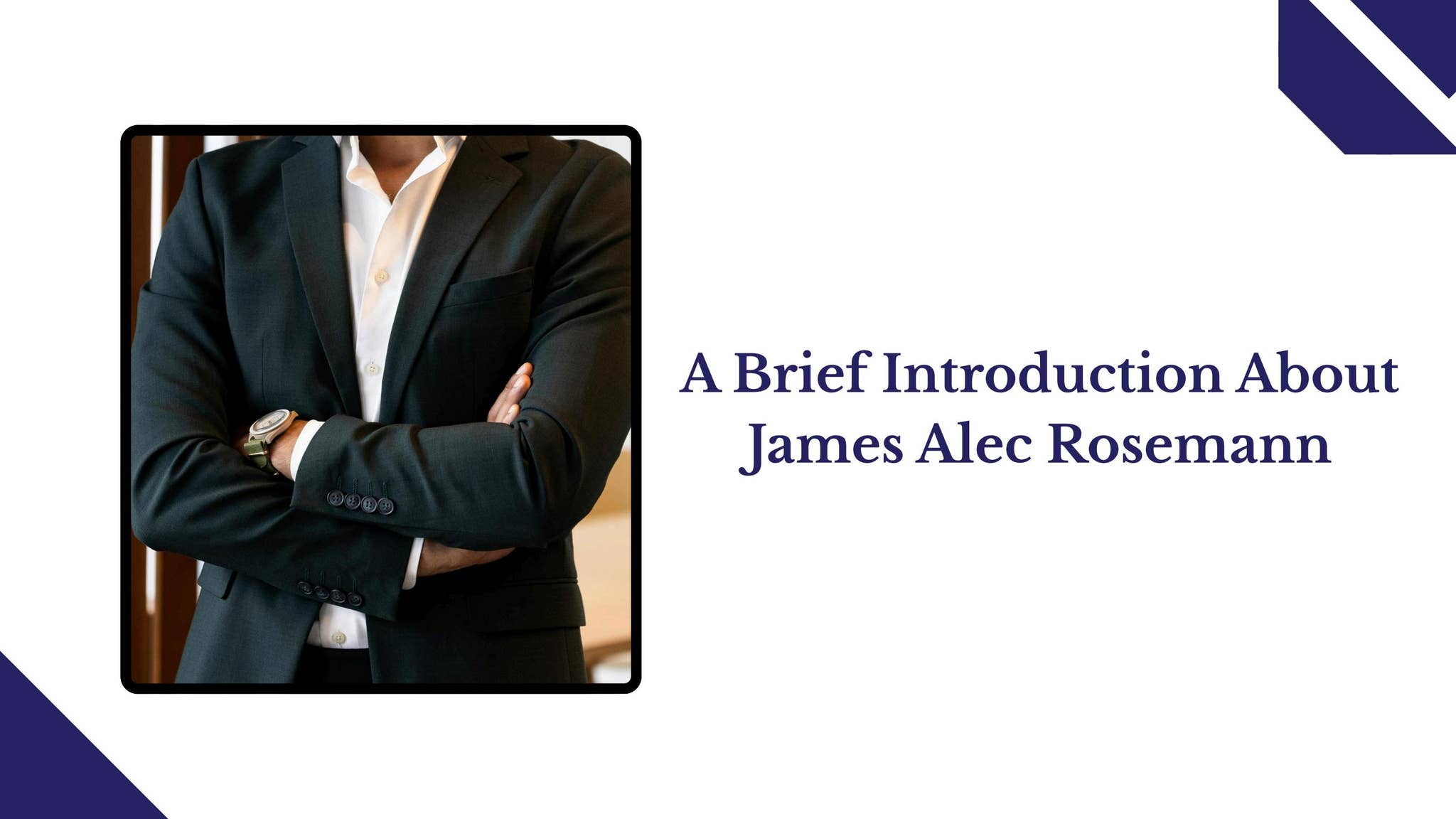 Jim Rosemann A Brief Introduction About James Alec Rosemann by James Alec Rosemann ...