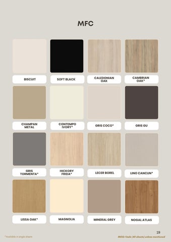 Morgans Timber Product 指南 2025 第 19 页