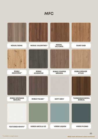 Morgans Timber Product 指南 2025 第 20 页