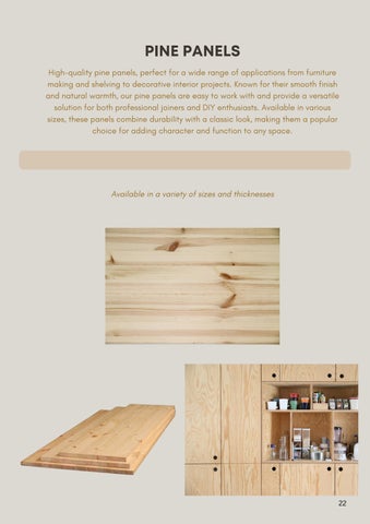 Morgans Timber Product 指南 2025 第 22 页