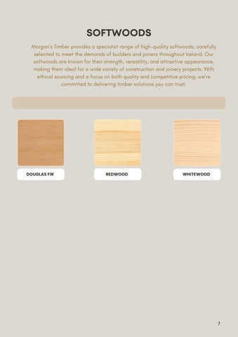 Morgans Timber Product 指南 2025 第 7 页