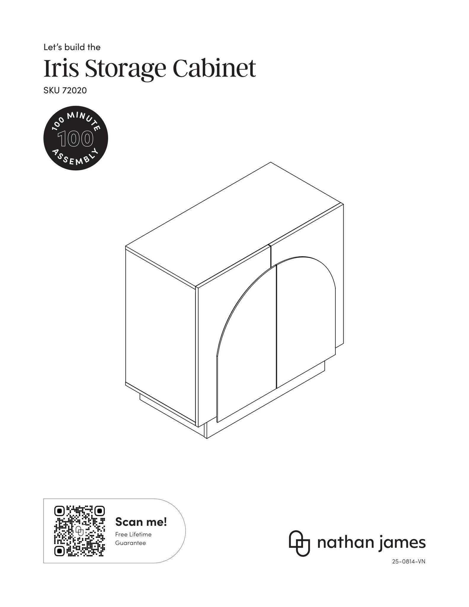 Iris Storage Cabinet Instruction Sheet 72020 by nathanjameshome