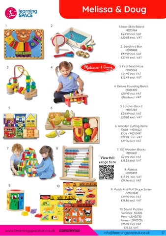 Educational Play 家具目录 2025/26 第 17 页