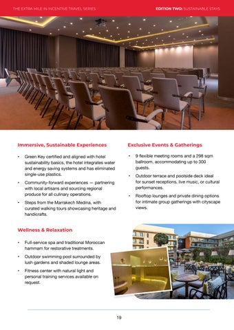 Radisson Hotels - Edition Two: Sustainable stays 家具目录 · Incentive travel by 第 19 页