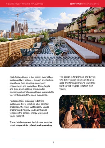 Radisson Hotels - Edition Two: Sustainable stays 家具目录 · Incentive travel by 第 5 页