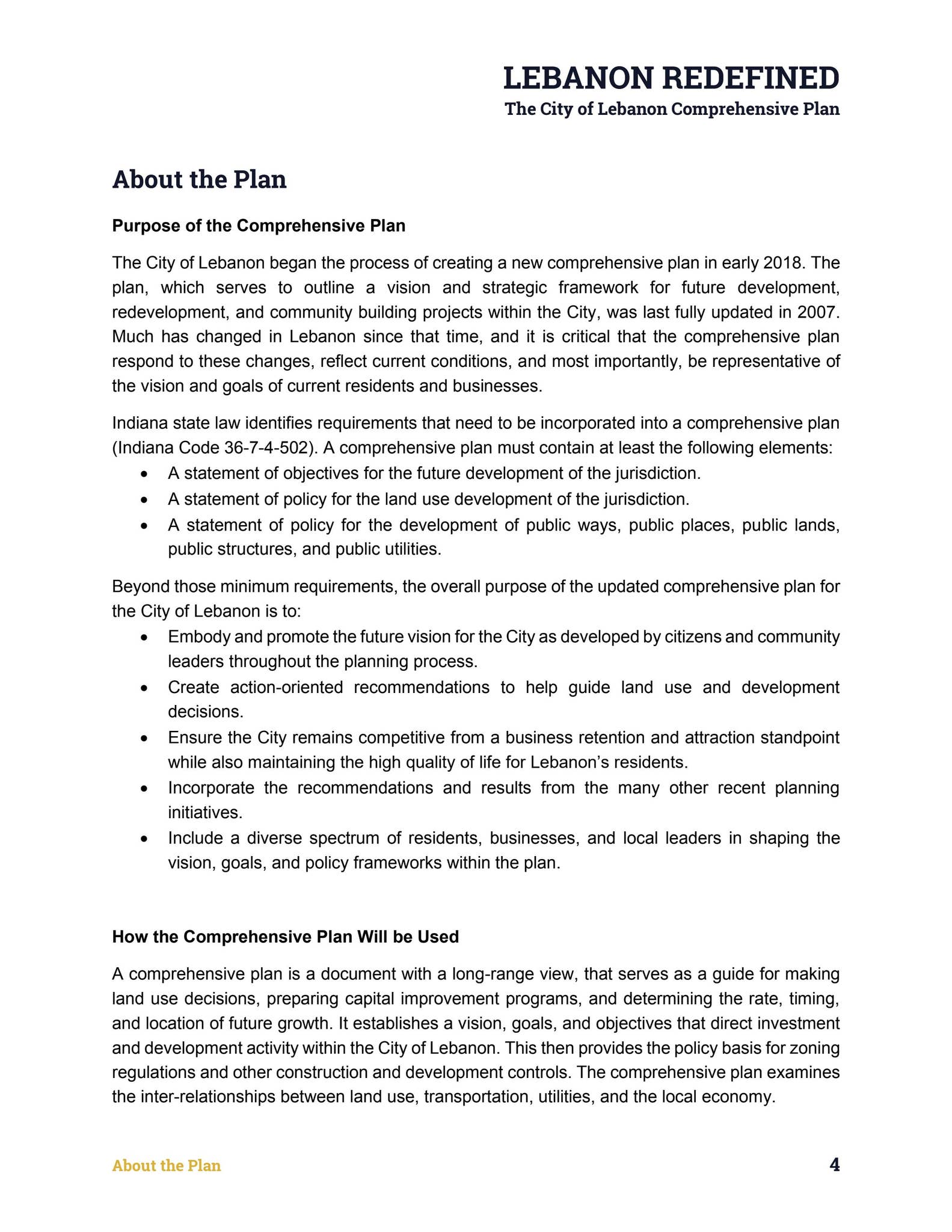 Lebanon Redefined Comprehensive Plan by REA site - Issuu