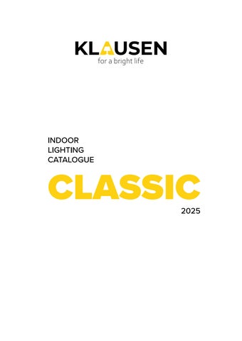 Klausen INDOoR 经典 2025 katalógus 第 3 页