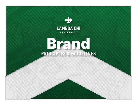 Lambda Chi Brand Principles & Guidelines (August 2025)