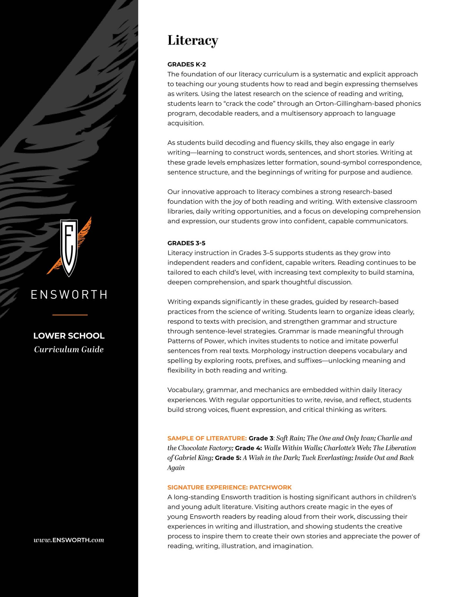 Lower School Curriculum Guide by The Ensworth School - Issuu
