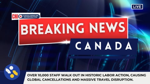 Flights Canceled as Air Canada Strike Escalates | Breaking News Canada