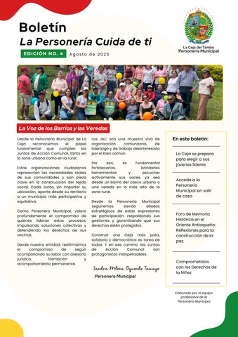 Boletín Personeria No. 4