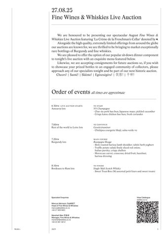 Fine Wines × Whiskies, August 2025 第 3 页