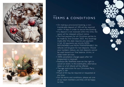 Festive 家具手册 2025 - Radisson Blu 酒店 , Sheffield 第 19 页