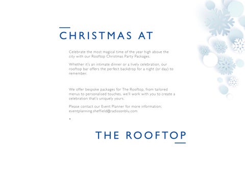 Festive 家具手册 2025 - Radisson Blu 酒店 , Sheffield 第 5 页