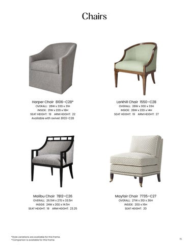 型录 | Thibaut Fine 家具 第 15 页