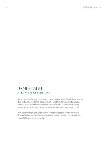 James Farm x Signature Homes 第 3 页