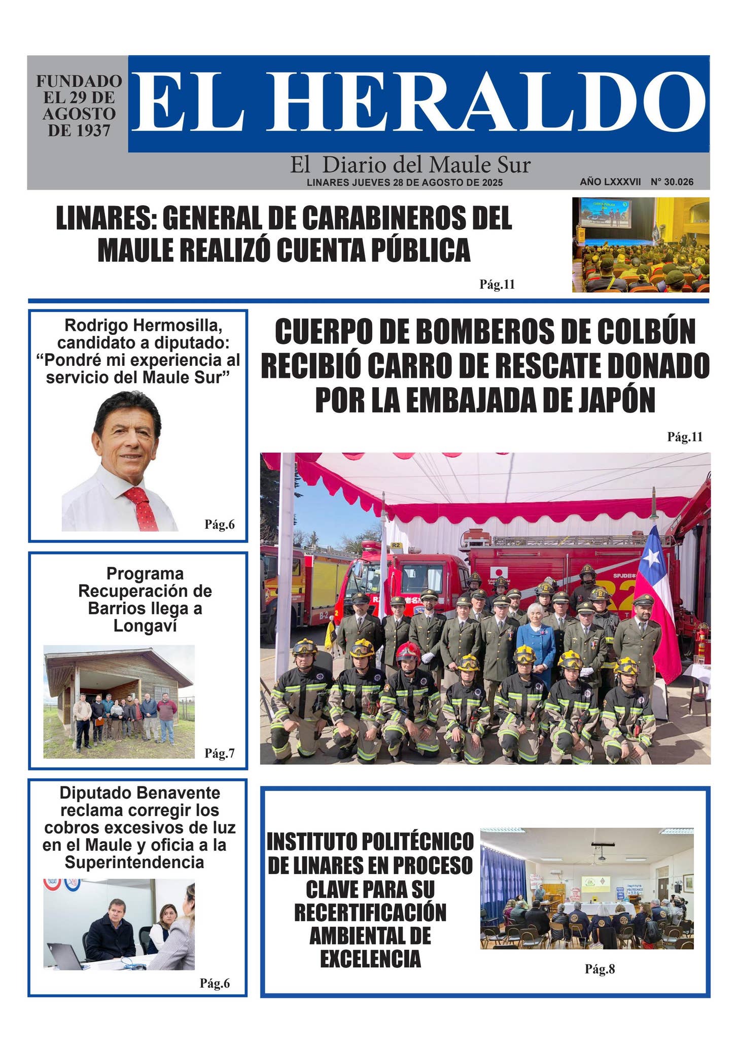 Jueves 28 de agosto 2025