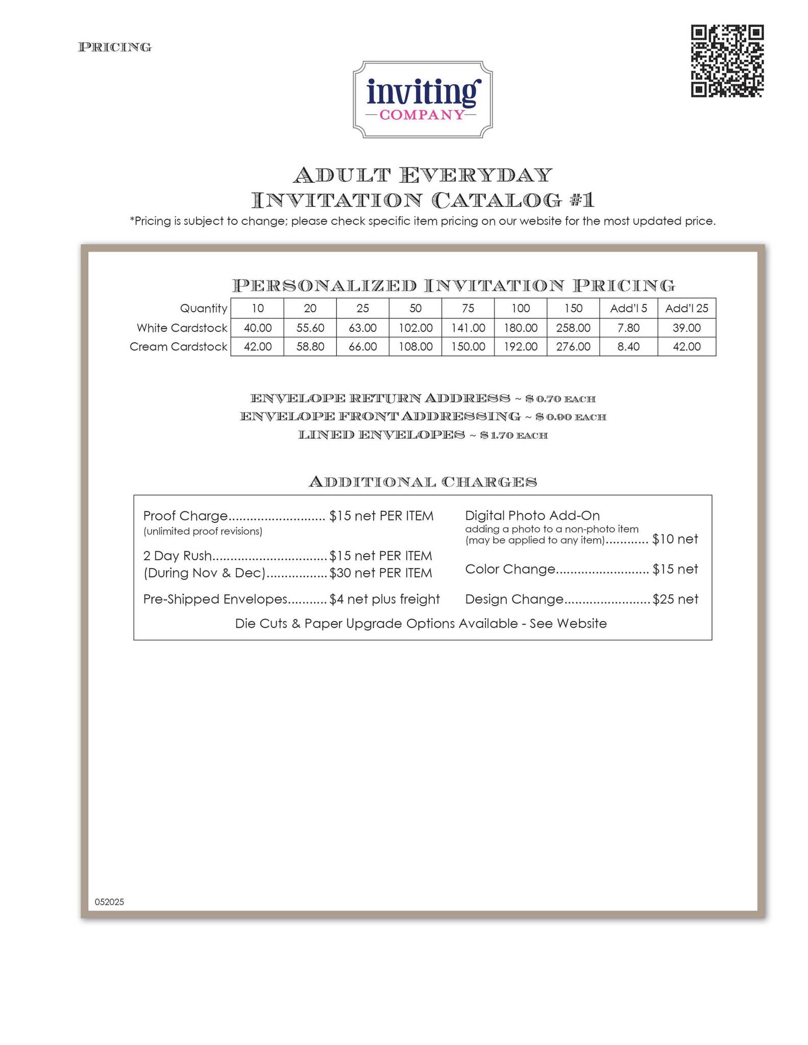 Invitation Program How Much Inviting Company Pricing Package by PrintsWell - Issuu